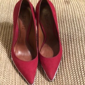 SCHUTZ Red high heels